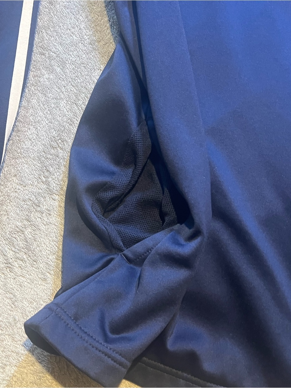 Navy Full-Zip Track Jacket with Orange Bear Logo - Picture 5 of 10